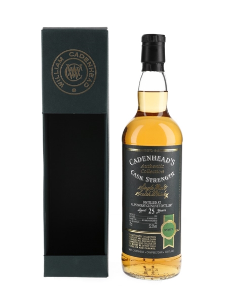 Glen Moray-Glenlivet 1992 25 Year Old Bottled 2018 - Cadenhead's 70cl / 52.5%