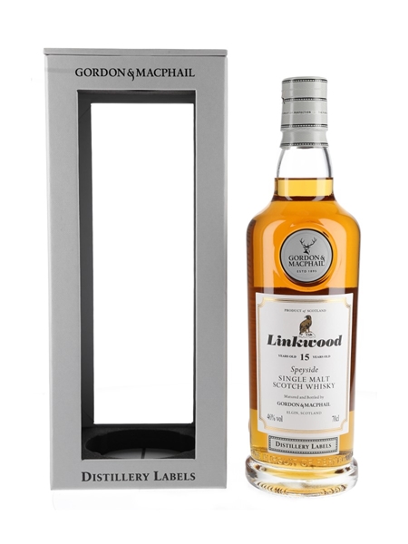 Linkwood 15 Year Old Distillery Labels Bottled 2020 - Gordon & MacPhail 70cl / 46%