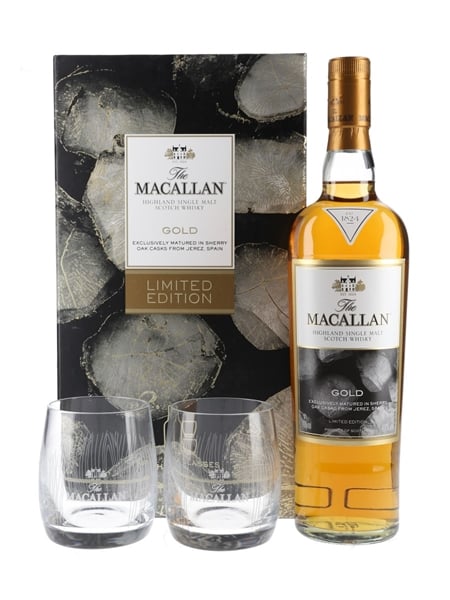 Macallan Gold Glass Pack  70cl / 40%