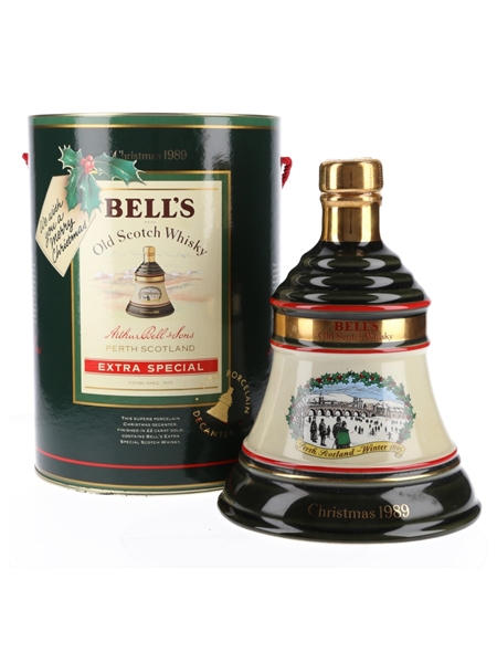 Bell's Christmas 1989 Ceramic Decanter Perth Winter 1895 70cl / 43%