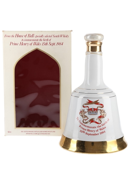 Bell's Ceramic Decanter Prince Henry Of Wales 1984 50cl / 40%