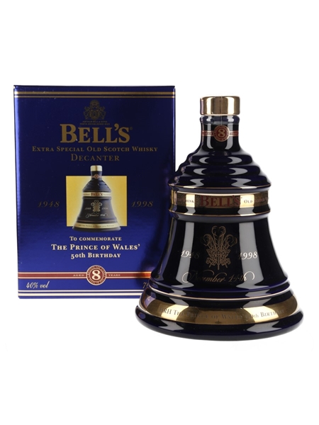 Bell's Ceramic Decanter The Prince Of Wales' 50th Birthday 70cl / 40%