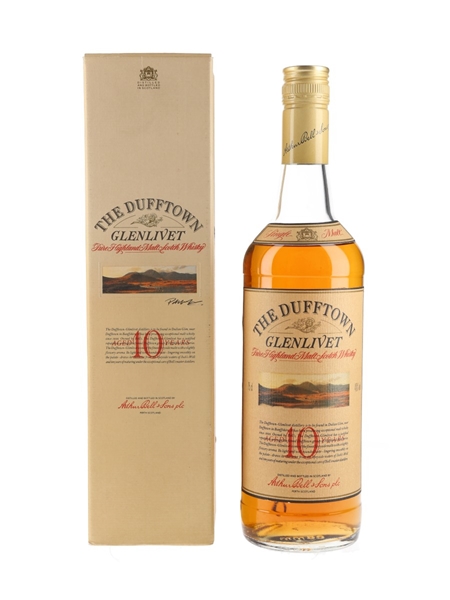 Dufftown Glenlivet 10 Year Old Bottled 1980s 75cl / 40%