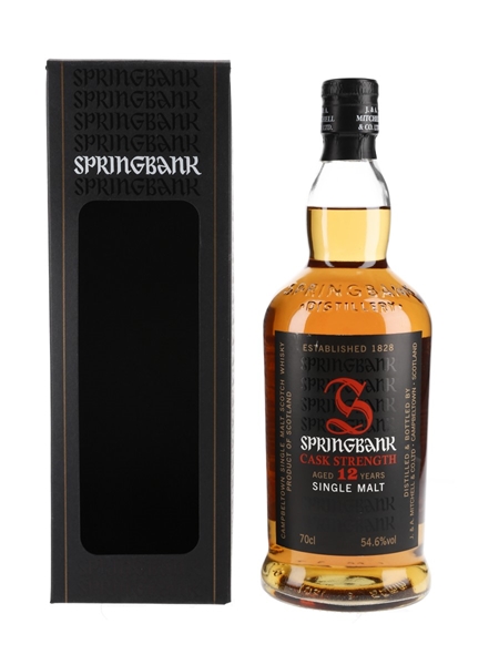 Springbank 12 Year Old Cask Strength Bottled 2010 70cl / 54.6%