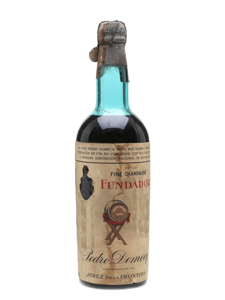 Pedro Domecq Fundador Brandy Bottled 1933 - 1945 76cl / 43%