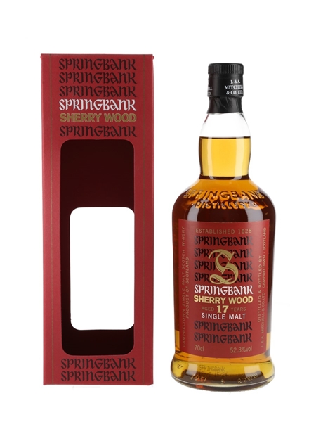 Springbank 1997 17 Year Old Sherry Wood Bottled 2015 70cl / 52.3%