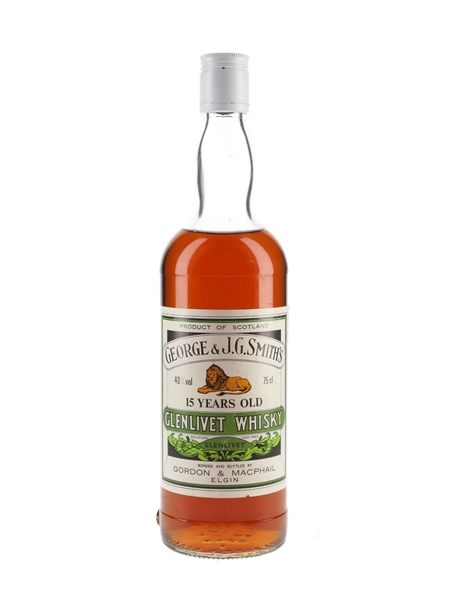 Glenlivet 15 Year Old Bottled 1980s - Gordon & MacPhail 75cl / 40%