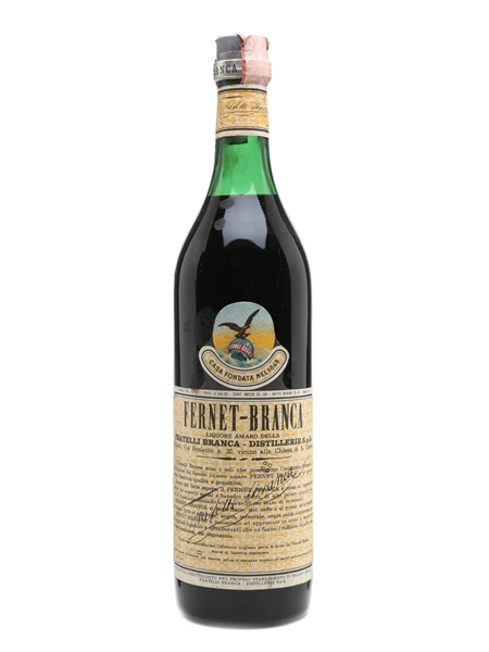 Fernet Branca Bottled 1970s 100cl / 45%