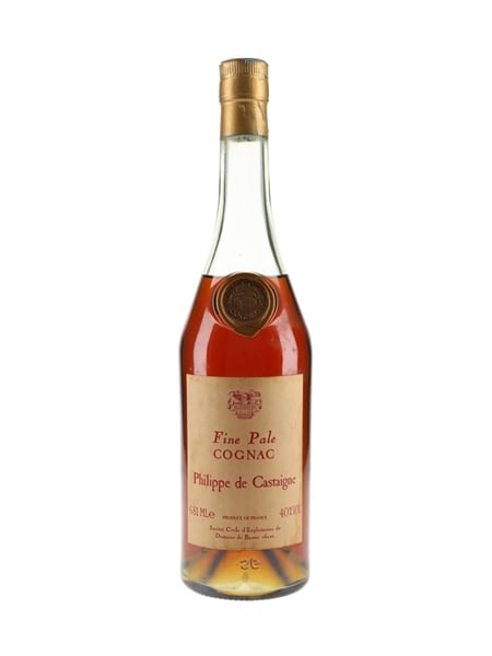 Philippe De Castaigne Fine Pale Cognac Bottled 1980s - 1990s 68.1cl / 40%