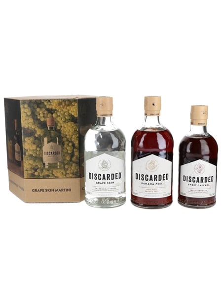 Discarded Spirits Co. Set Banana Peel Rum, Chardonnay Vodka, Sweet Vermouth 3 x 70cl & 50cl