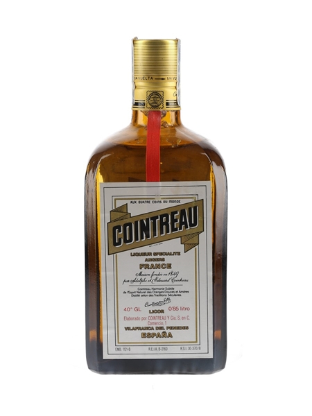 Cointreau Liqueur Bottled 1980s - Spain 85cl / 40%