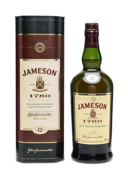 Jameson 1780 Old Irish Whiskey 12 Year Old 70cl / 40%