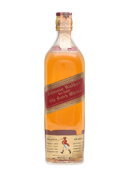 Johnnie Walker Red Label Bottled 1970s - Wax & Vitale 75cl / 40%