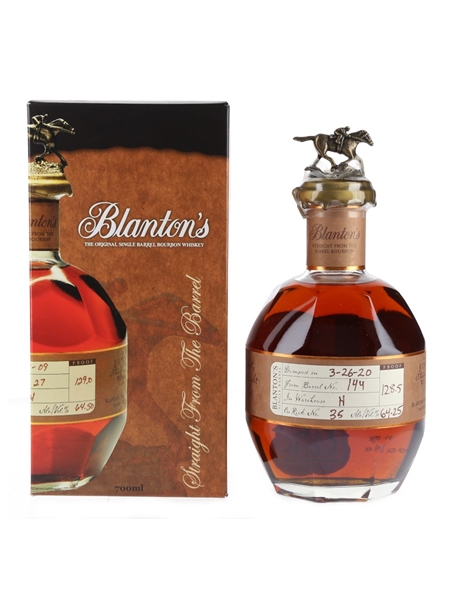 Blanton's Straight From The Barrel No. 144 Bottled 2020 70cl / 64.25%