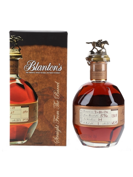 Blanton's Straight From The Barrel No. 596 Bottled 2020 70cl / 65.45%