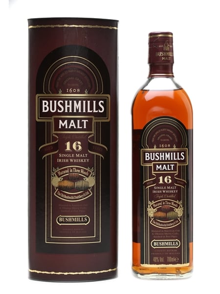 Bushmills 16 Year Old Matured in Three Woods 70cl / 40%