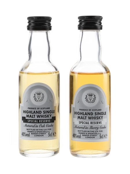 Highland Single Malt Marks & Spencer 2 x 5cl / 40%