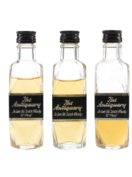 Antiquary De Luxe Bottled 1970s 3 x 5cl / 40%