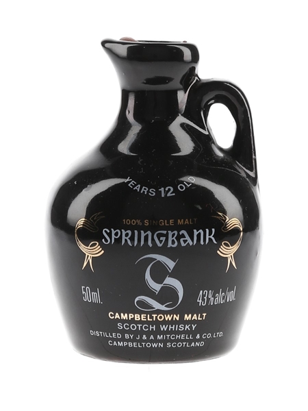 Springbank 12 Year Old Bottled 1980s - Ceramic Jug 5cl / 43%