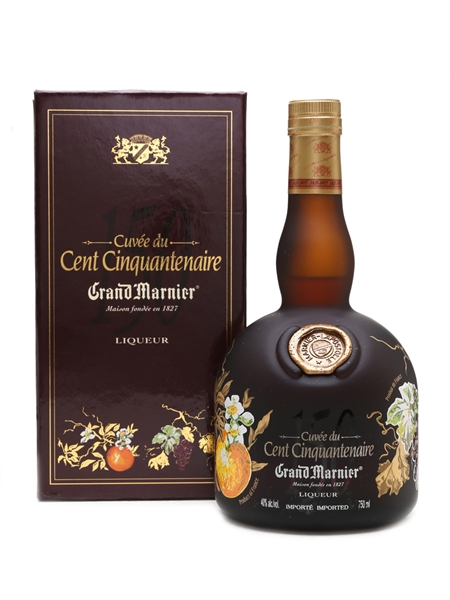 Grand Marnier Cuvee Du Cent Cinquantenaire Limited Edition Hand Painted Bottle 75cl / 40%