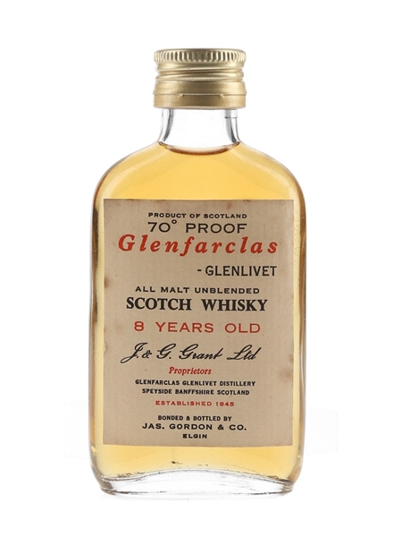 Glenfarclas Glenlivet 8 Year Old Bottled 1960s 5cl / 40%