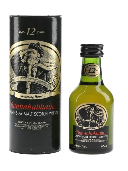 Bunnahabhain 12 Year Old Bottled 1980s-1990s 5cl / 43%