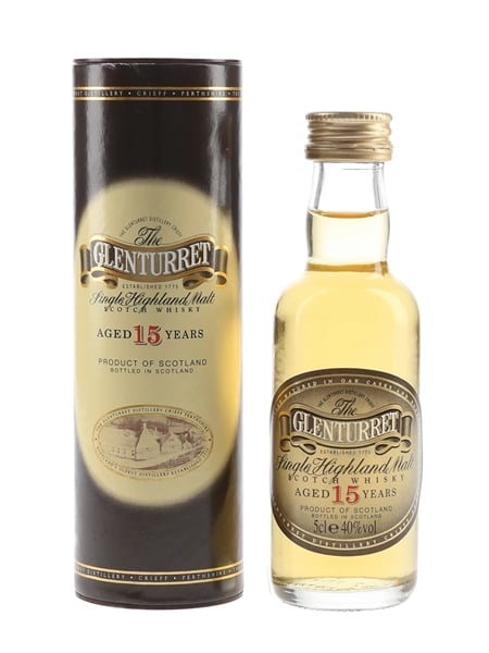 Glenturret 15 Year Old Bottled 1990s 5cl / 40%