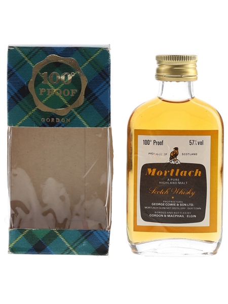 Mortlach 100 Proof Bottled 1980s - Gordon & MacPhail 5cl / 57%