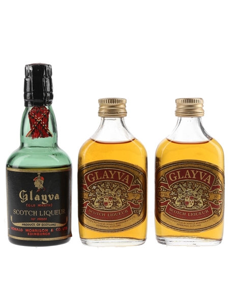 Glayva Bottled 1960s & 1970s 3 x 5cl