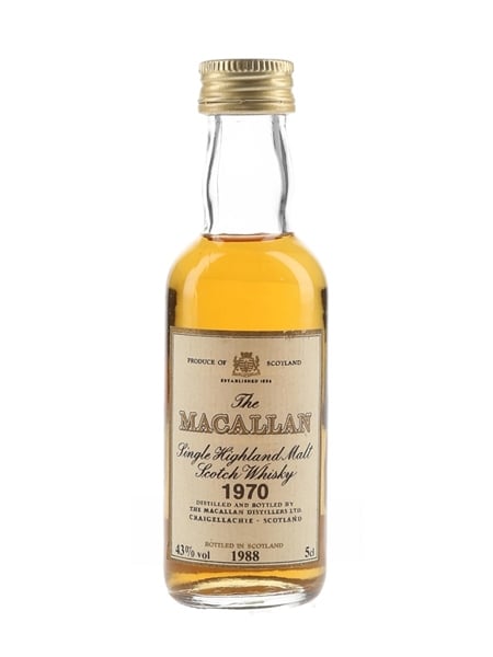 Macallan 1970 Bottled 1988 5cl / 43%