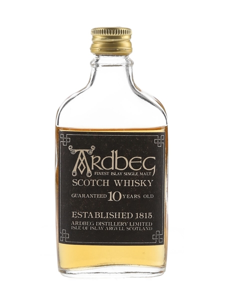 Ardbeg 10 Year Old Bottled 1970s 5cl