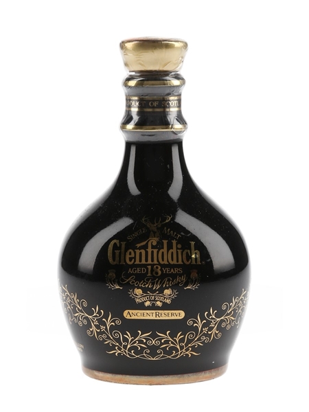 Glenfiddich 18 Year Old Ancient Reserve Black Ceramic Decanter 5cl / 43%