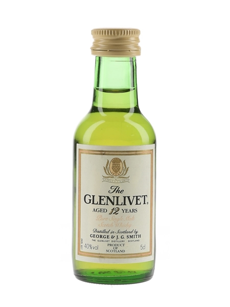 Glenlivet 12 Year Old Bottled 1980s 5cl / 40%