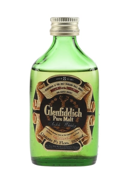 Glenfiddich 8 Year Old Pure Malt Bottled 1970s 4.7cl / 40%