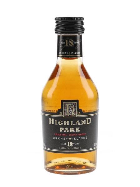 Highland Park 18 Year Old Bottled 1990s-2000s 5cl / 43%