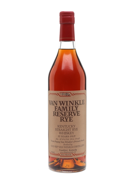 Van Winkle 13 Year Old Family Reserve Rye 75cl / 47.8%