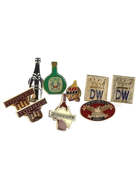 Assorted Wine Lapel Pins  