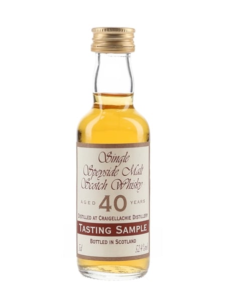 Craigellachie 40 Year Old Tasting Sample  5cl / 52.4%