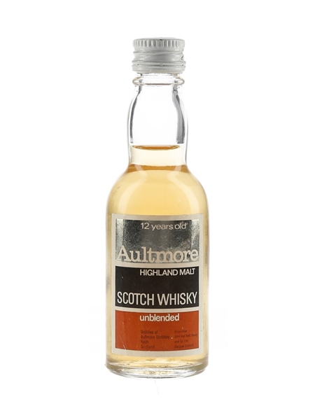 Aultmore 12 Year Old Bottled 1970s 5cl