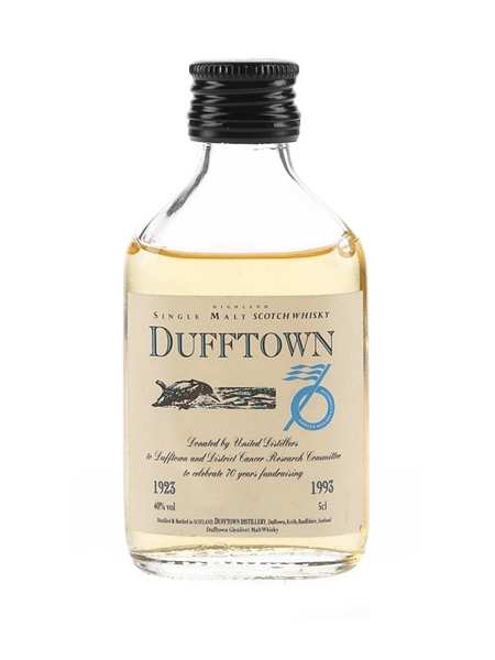 Dufftown Flora & Fauna Dufftown & District Cancer Reserch Campaign 1923-1993 5cl / 40%