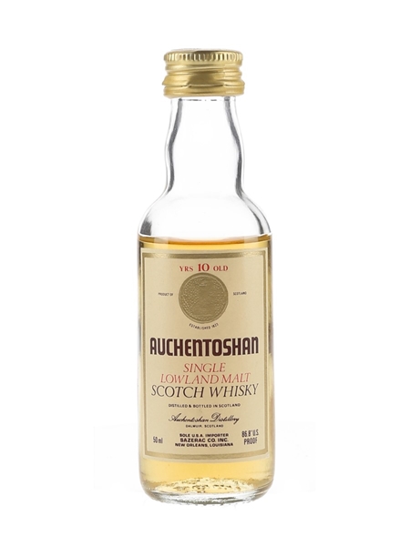 Auchentoshan 10 Year Old Bottled 1980s - Sazerac Co. 5cl / 43.4%