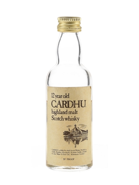 Cardhu 12 Year Old Bottled 1960s 5cl / 40%