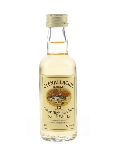 Glenallachie 12 Year Old Bottled 1980s 5cl / 43%