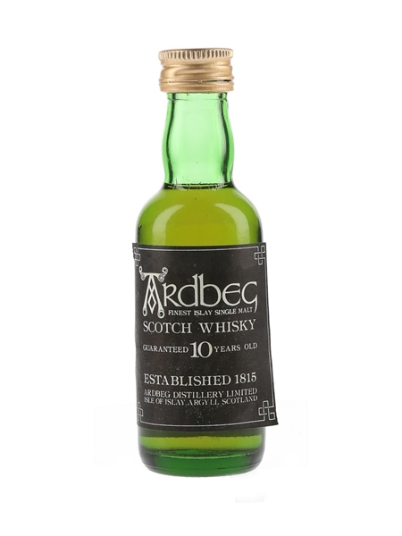 Ardbeg 10 Year Old Bottled 1970s 5cl