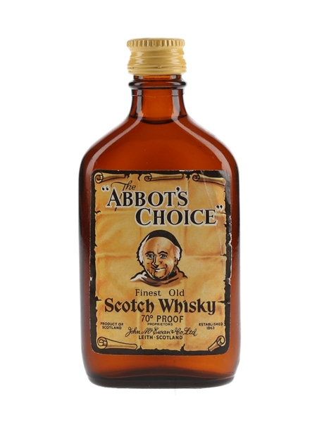 Abbot's Choice Finest Old Scotch Whisky Bottled 1950s-1960s 5cl / 40%