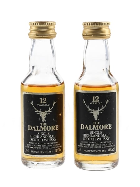 Dalmore 12 Year Old Bottled 1990s 2 x 3cl / 40%