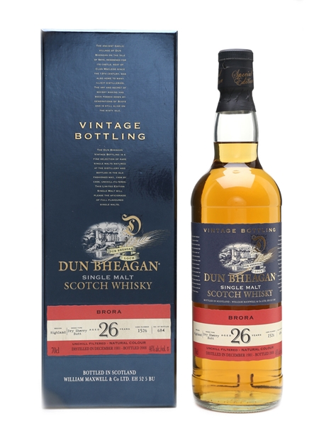 Brora 1981 Dun Bheagan 26 Year Old - William Maxwell & Co. 70cl / 46%