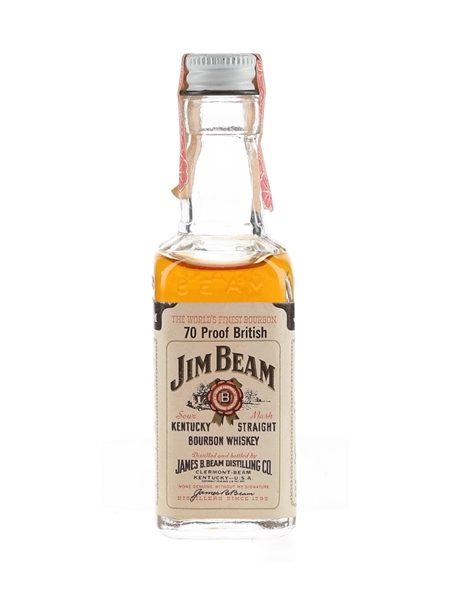 Jim Beam 4 Year Old Bottled 1970s-1980s 4.7cl / 40%