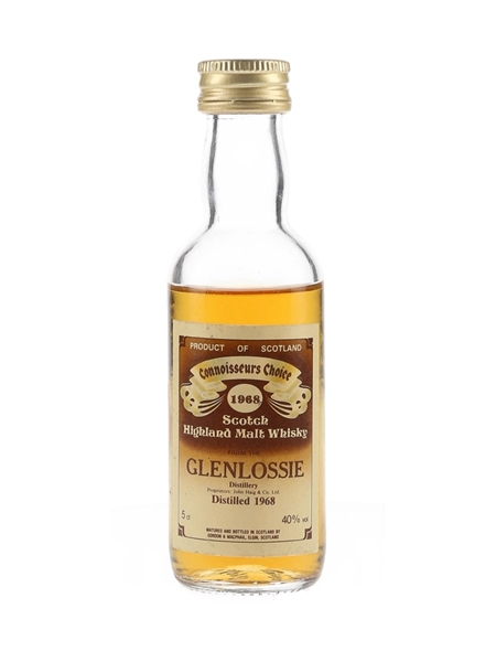 Glenlossie 1968 Connoisseurs Choice Bottled 1980s - Gordon & MacPhail 5cl / 40%