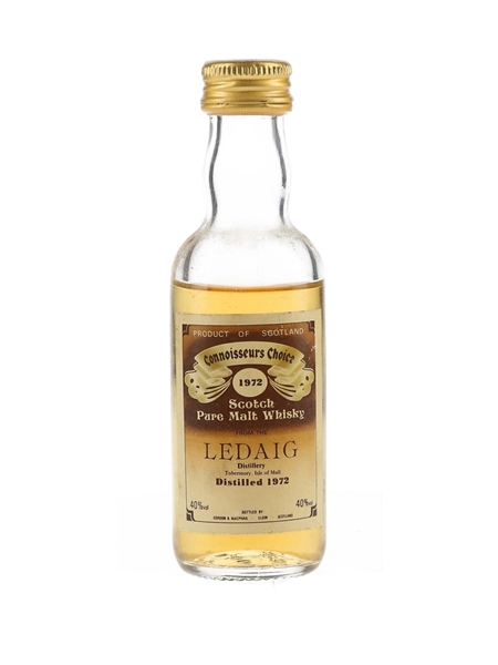 Ledaig 1972 Connoisseurs Choice Bottled 1980s - Gordon & MacPhail 5cl / 40%